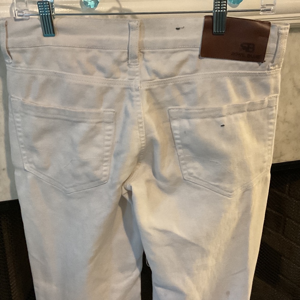 Slim Fit Men’s White Pants - Picture 11 of 11